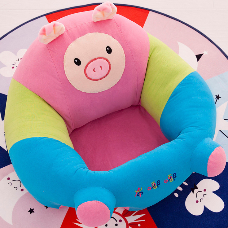 Baby Seats &  Sofa Only Cover No Filling Baby Chair Toddler Nest Puff Children Washable Kids Bean Bag Cartoon Skin Upscale Kids