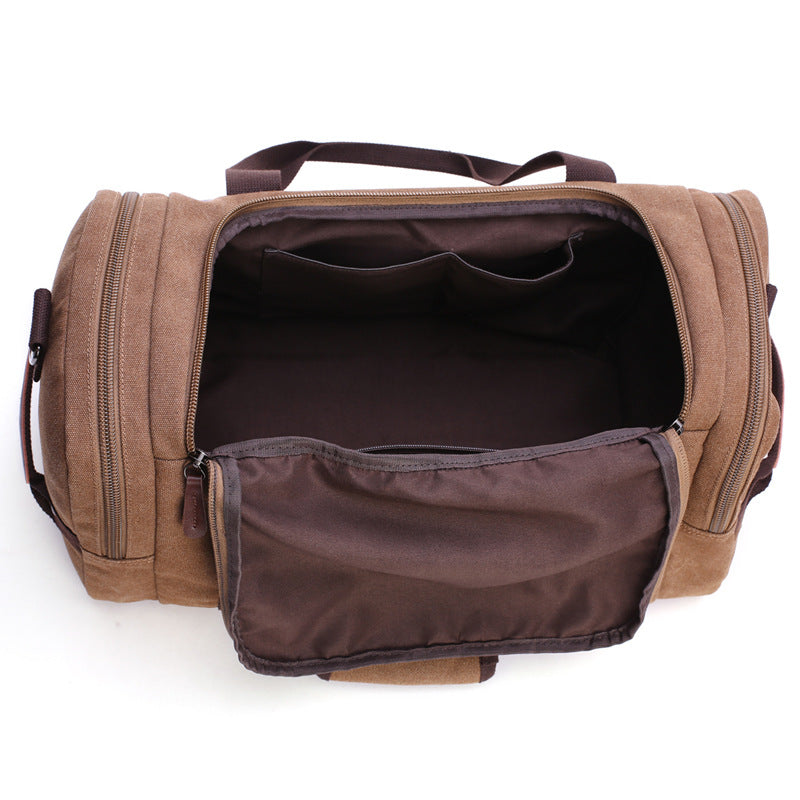 Travel bag student shoulder slung hand bag large capacity travel canvas bag luggage bag