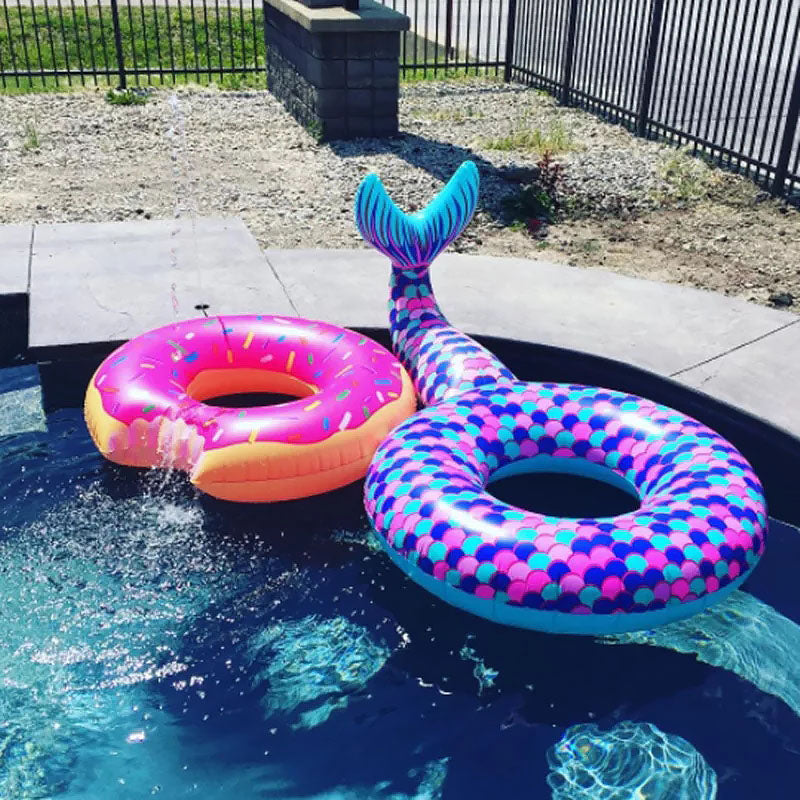 Adult mermaid swimming ring