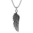 Hip-hop personality trendy brand men's feather necklace