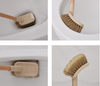 Wooden Household Handle Toilet Brush Cleaning Tools Bathroom Cleaning Brush Kitchen Floor Cleaner Brushes