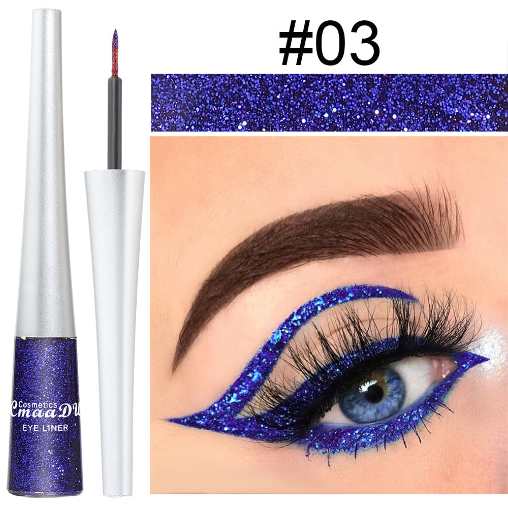 Multicolor Glitter Powder Liquid Eyeliner