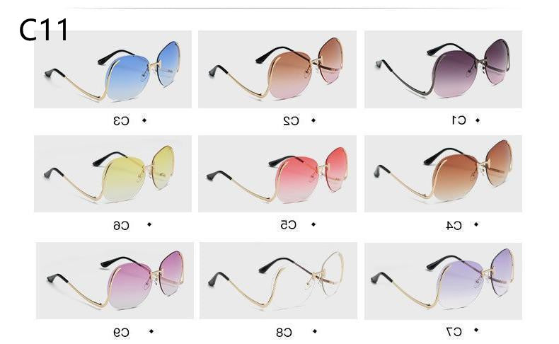 Ladies Round Sunglasse Glasses Women