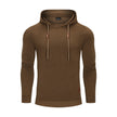 3D Pattern Outdoor Sports Elastic Men Hoodies Solid Color Casual Hoodies