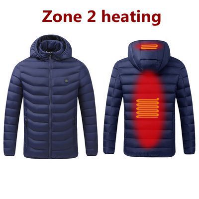 Winter Smart Heating Cotton USB Charging Heating Cotton Men's Jacket