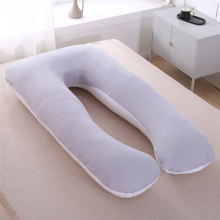 Pure Cotton Pure Color Maternity Pillow U Type