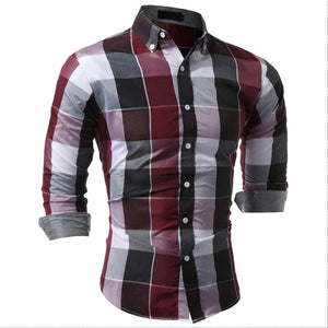 Classic Plaid Dress Shirts