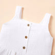 Two piece set of linen cotton kids suspenders