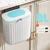 Kitchen Trash Can Wall-mounted Household Kitchen Waste Storage Bin With Lid