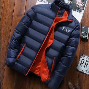 Winter Warm Men Cotton Jacket With Long Sleeves