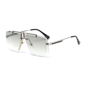 Rimless Cut-edge Square Sunglasses Men Glasses