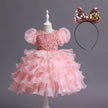 Kids Tutu Birthday Princess Party Dress