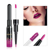 Lip Liner Matte Nonstick Cup Liquid Lipstick Double Lip Gloss Pen