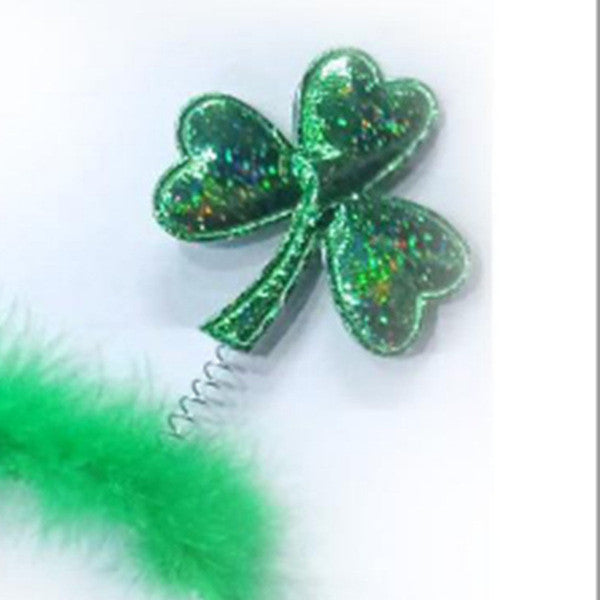 Irish Green Shamrock Dress Up Headband