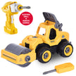 DIY Road Roller Take Apart Toys-Electric Drill-Converts To Remote Control Car