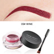 12 Color Super Waterproof Eyebrow Cream Professional Black Color Eyebrow Gel Brow Tint Long Lasting With Makeup Brush