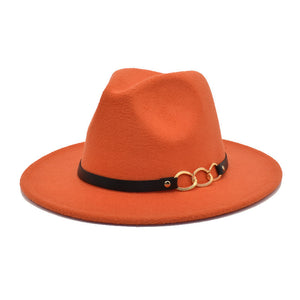 Women's Woolen Top Hat Belt Accessories