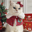 Pet Christmas New Year Cat Shawl