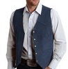 Men's Vest Single Piece Slim Velvet Vest Business Formal Wear