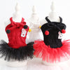 Pet Dog Cat Colorful Ball Bow Suspender Skirt