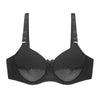 Plus size glossy bra