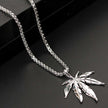 Hip-hop personality trendy brand men's feather necklace