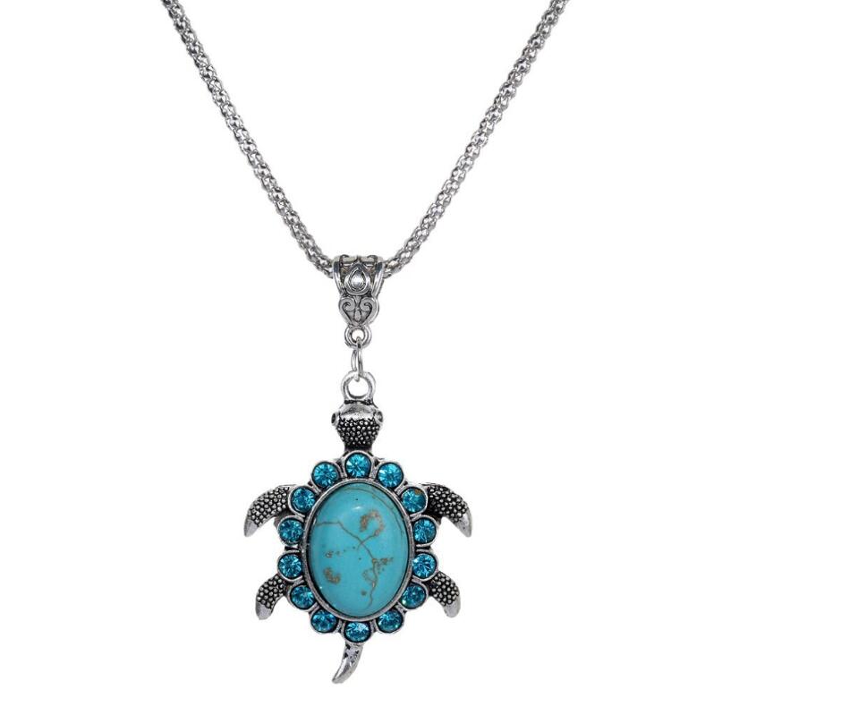 turquoise turtle necklace