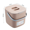 Kitchen waste bin household tabletop with lid