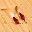 Teaser Feather Toys Kitten Funny Retractable Rod for Cat