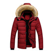 Men Jacket Thick Hooded Fur Collar Men Coats Casual Padded Men Jackets