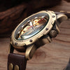 Mens Skeleton Steampunk Automatic Mechanical Watch