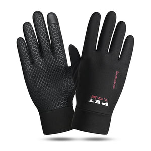 Men's Waterproof Non-slip And Warm Touch Screen Cycling Gloves