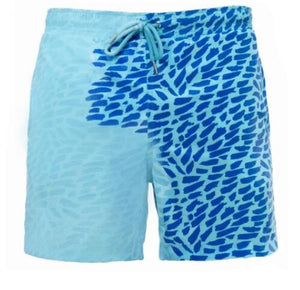 Discoloration In Water  Beach Sports Fitness Shorts  Quick-Drying Swimming Trunks  Temperature Change