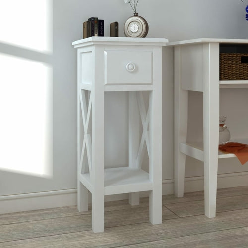 Side Table White 10.6