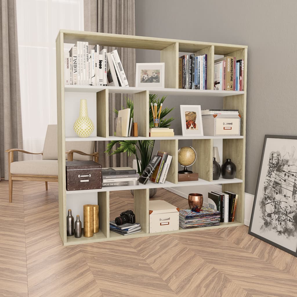 Room Divider/Book Cabinet Black 43.3