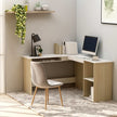 L-Shaped Corner Desk White 47.2