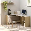 L-Shaped Corner Desk White 47.2