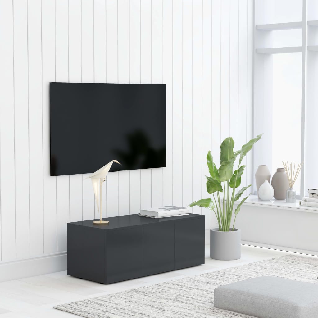 TV Cabinet White 31.5