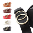 European And American Cross-border Round Buckle Belt Women Casual