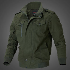 Large Size Coat Washed Cotton Airman