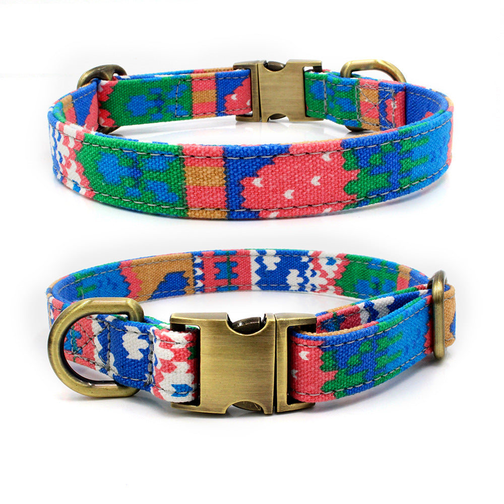 Canvas dog collar