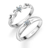 Silver Angel lovers ring marriage engagement silver men and women wholesale ring manufacturer