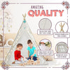 LARGE Indian Teepee Tent Play House For Kids Children Bedroom