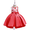 New Foreign Trade Girls Twill Satin Cloth Children's Dress Drag