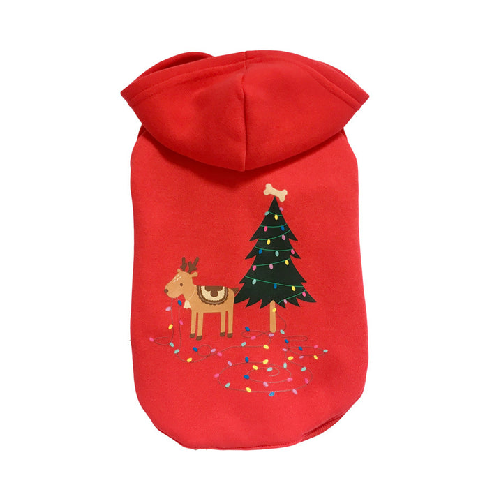 Pet Dog Christmas Clothes Coat Cotton Sweater