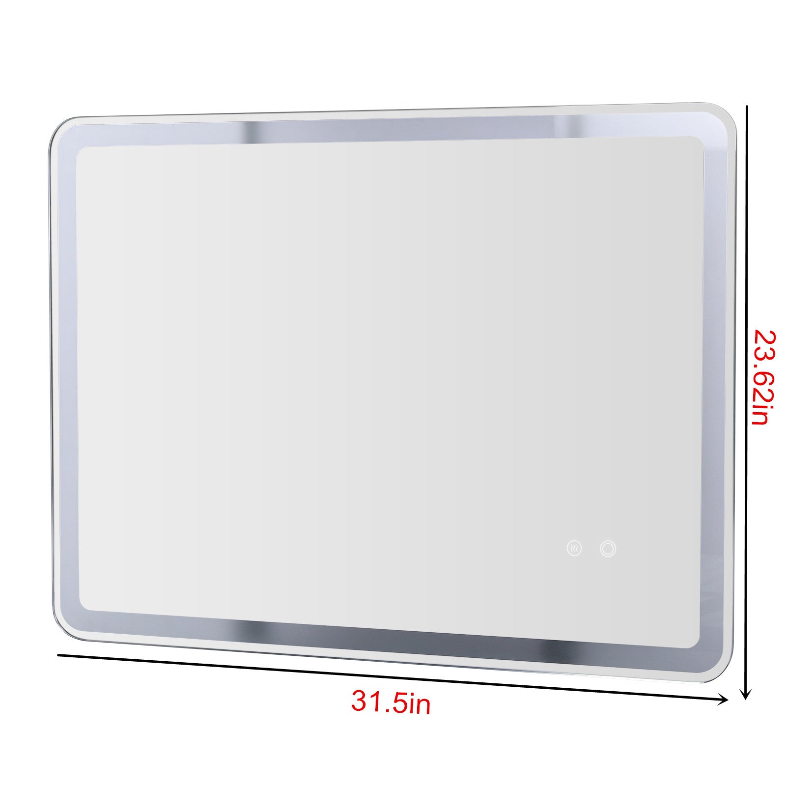 LED Mirror Anti-Fog Dimmable Wall Mirror With Lights