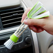 Double head with rag blinds cleaning brush household dusting brush dashboard keyboard brush