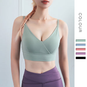 Breathable sports bra women