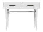 Lavery Cottage White Console Table with Storage - White
