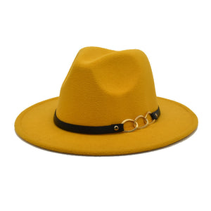 Women's Woolen Top Hat Belt Accessories